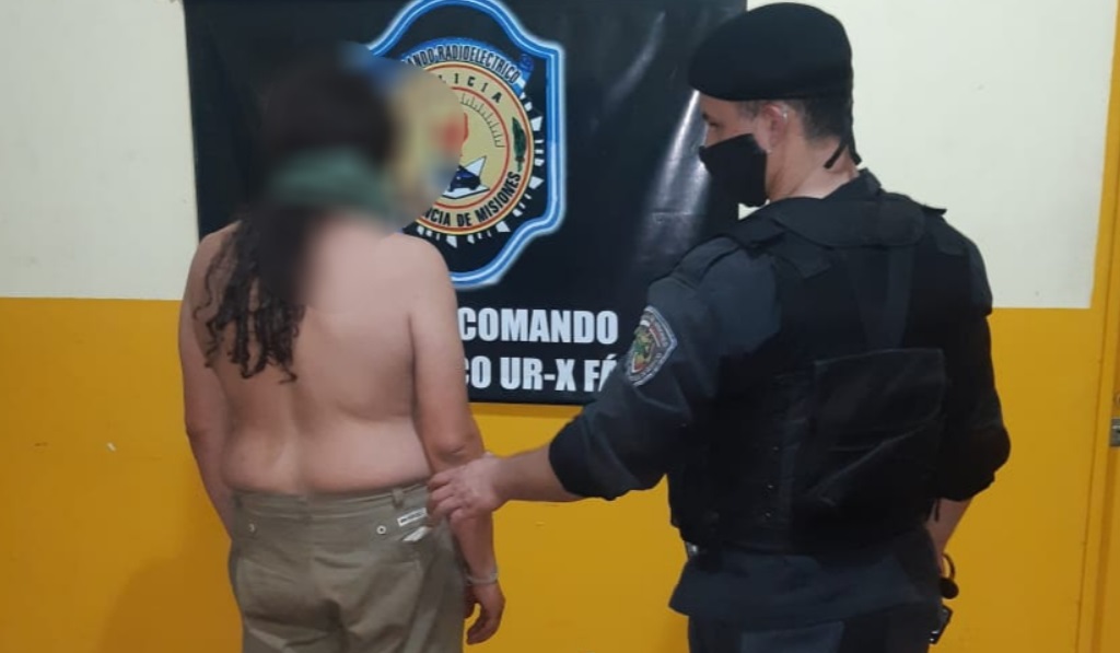 Posadas: destrozó un cajero automático y terminó preso 