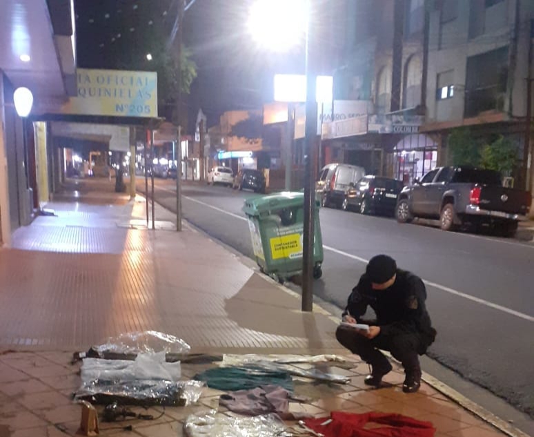 Los sorprendieron robando en una estética en pleno centro de Posadas