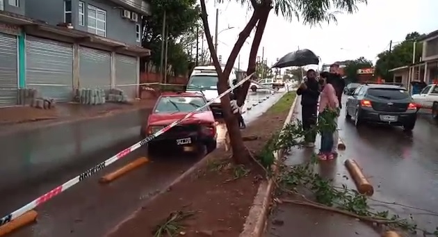 Accidente fatal en Posadas: automovilista murió tras chocar contra un árbol sobre la avenida Cabo de Hornos