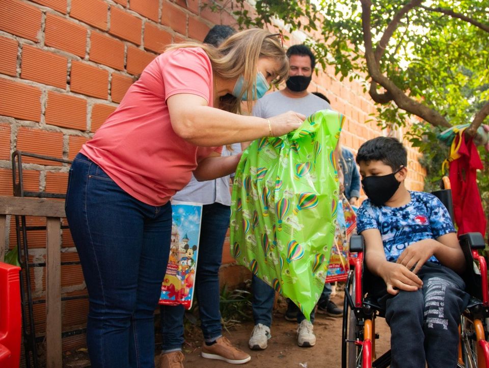 Posadas: niños con discapacidad de las chacras 103 y 252 fueron agasajados
