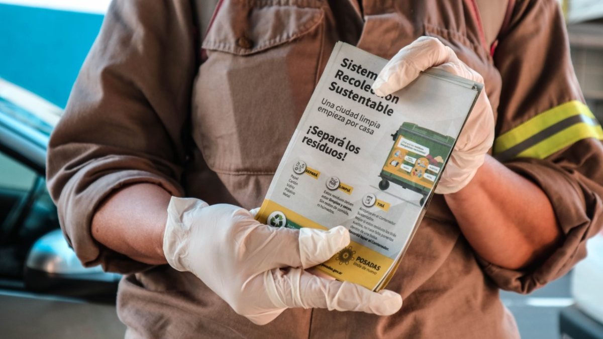 En Posadas continúa la concientización sobre la clasificación de residuos