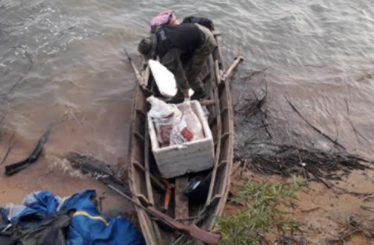 Prefectura sorprendió a dos pescadores en plena infracción en Ituzaingó