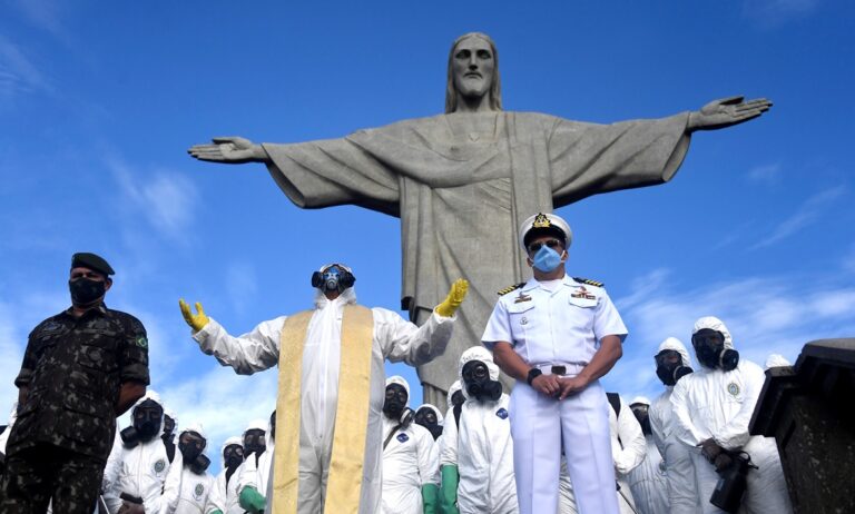 #Coronavirus: volvieron a abrir al público el icónico Cristo Redentor en Brasil