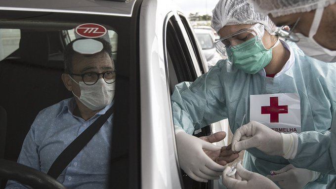 Brasil: la Cruz Roja denunció que más 200 mil trabajadores sanitarios tienen coronavirus