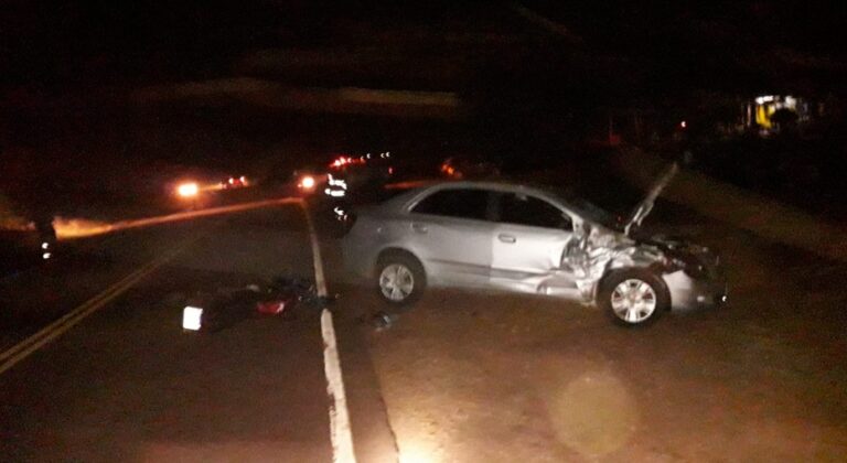 El Soberbio: un motociclista falleció al chocar con un automóvil