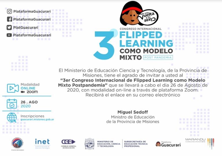 Este miércoles se realizará el 3° Congreso Internacional de Flipped Learning