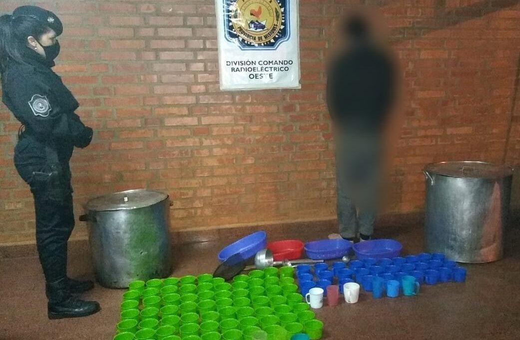 Posadas: recuperaron elementos robados de una escuela y hay un detenido