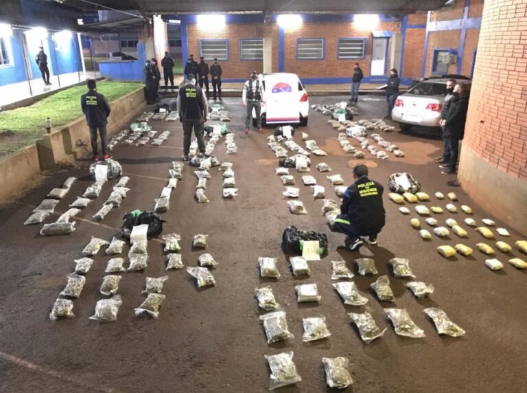 Operativo contra el narcotráfico: secuestraron más de 190 kilos de flores de marihuana en Candelaria
