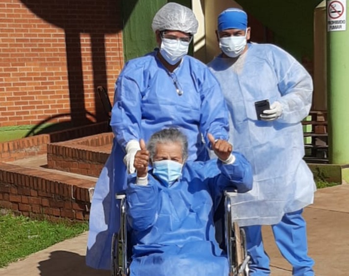 #Coronavirus: otorgaron el alta hospitalaria a la paciente de 85 años de Andresito