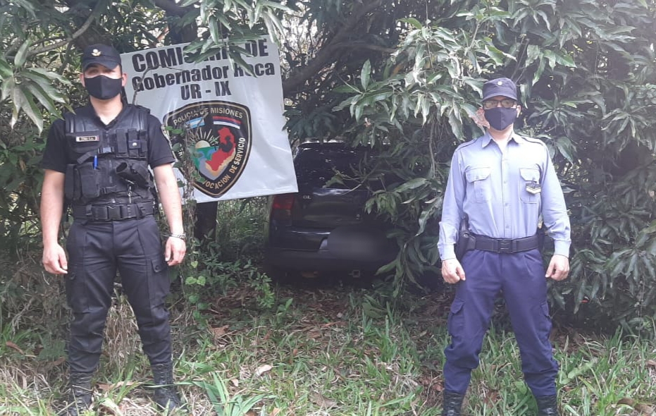 Gobernador Roca: recuperaron un automóvil robado en San Vicente