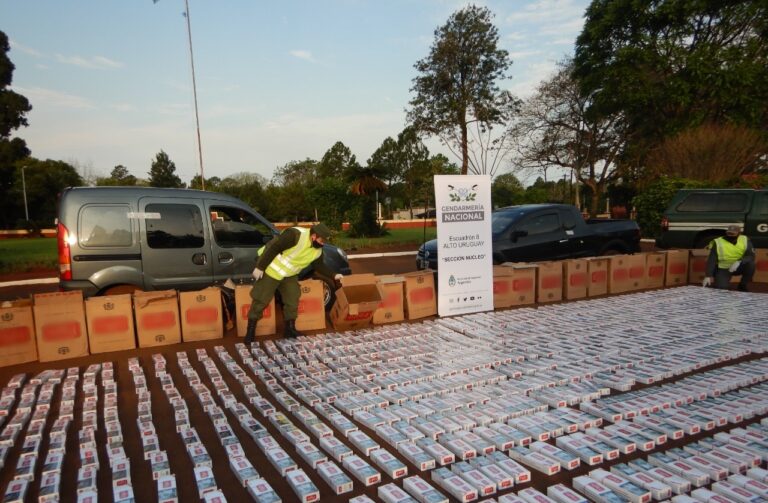 Misiones: secuestraron 12 mil paquetes de cigarrillos valuados en más de un millón y medio de pesos