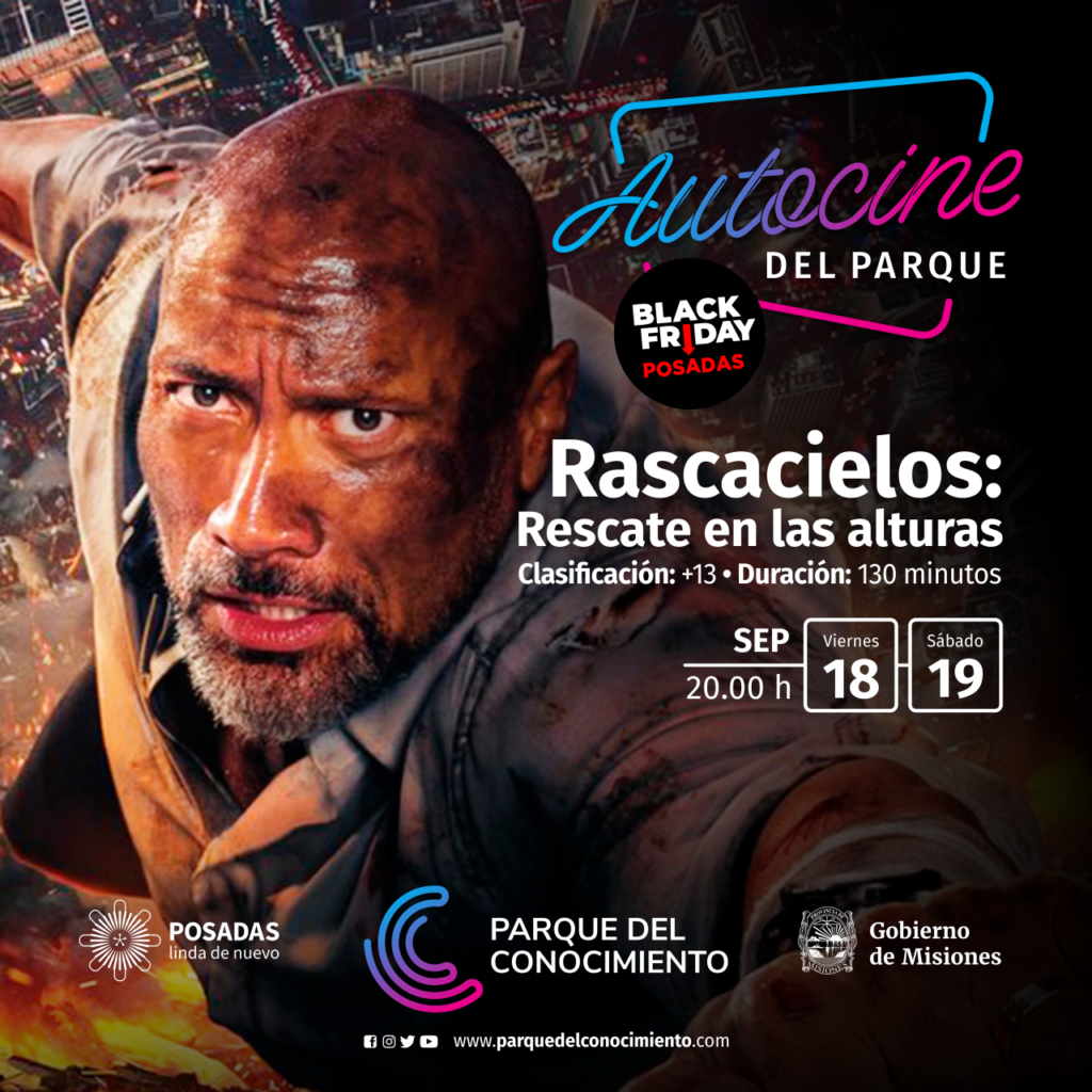 Rascacielos, la propuesta del Autocine del Parque para el Black Friday