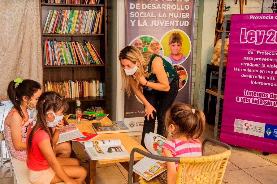 Desarrollo Social promocionó los derechos a la alimentación y de las infancias en el barrio San Jorge de Posadas