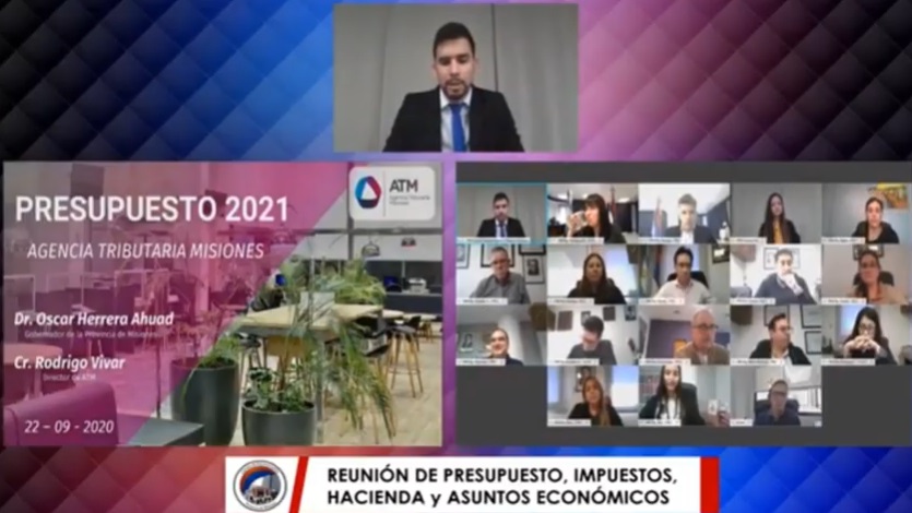 #VIVO Presupuesto 2021: expone el titular de la Agencia Tributaria Misiones