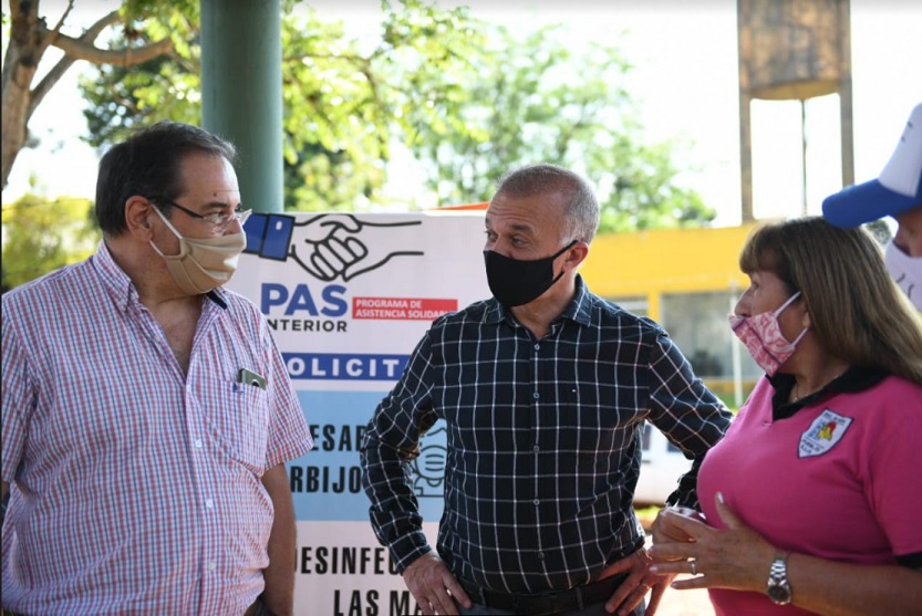 El P.A.S. Interior visitó Pueblo Illía y brindó diferentes servicios a los vecinos