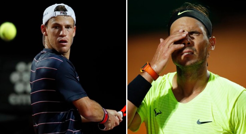 Sorpresa en el Masters 1000 de Roma: Schwartzman venció a Nadal y es semifinalista