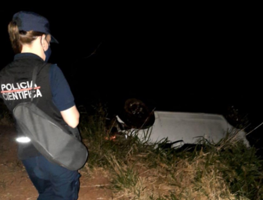 Tragedia en Piñalito Norte: automovilista murió tras despistar sobre la ruta 101
