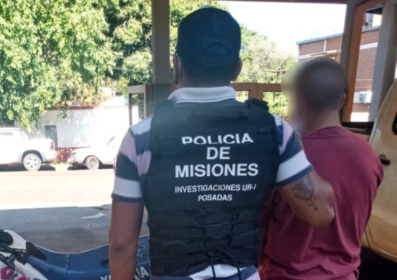 Arrestaron a presunto "motochorro" acusado de robo en Posadas