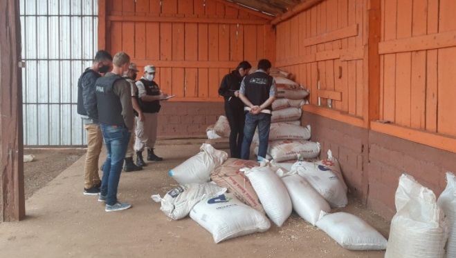 Prefectura secuestró cargamento de soja valuado en 130 mil pesos en Alba Posse