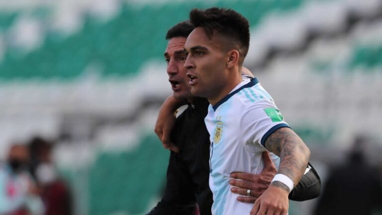 Joaquín Correa amplía el marcador y Argentina le gana a Bolivia 2-1 en la altura de La Paz