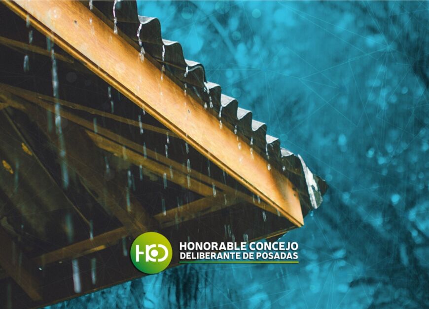 Proyecto posadeño busca promover la colocación de recipientes para recolectar y conservar las aguas pluviales en edificios