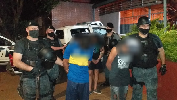 Descomunal trifulca terminó con una joven herida de bala y 4 detenidos en Posadas