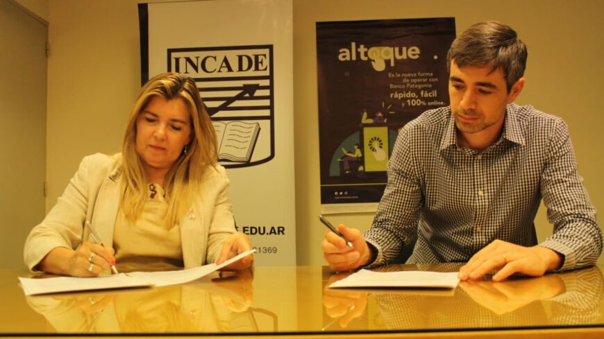 Estudiantes del Incade podrán obtener una cuenta “al toque” en el Banco Patagonia