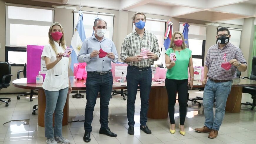 Posadas se sumó a la Campaña Rosa Solidaria