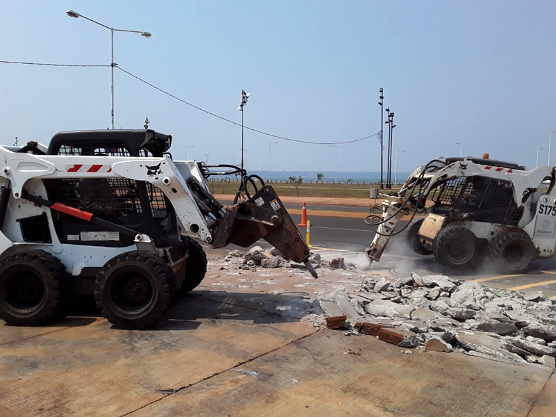 Construyen una rampa de acceso a la Cascada de la Costanera de Posadas