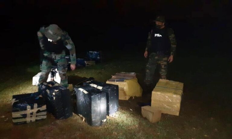 Golpe al narcotráfico en Eldorado: secuestraron cargamento de marihuana valuado en casi dos millones de pesos