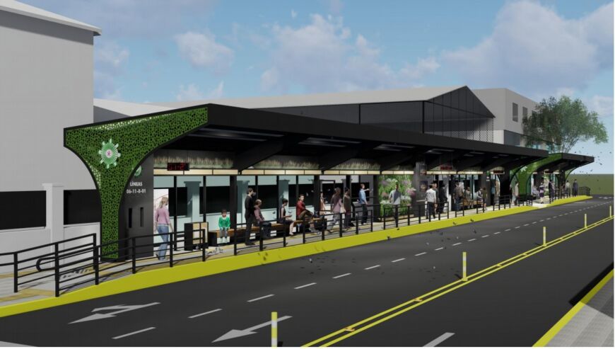 Estación Junín: en Posadas ya comenzaron las obras para el nuevo refugio tecnológico y sustentable