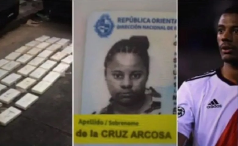 Detuvieron a la hermana de Nicolás De La Cruz con 40 kilos de cocaína