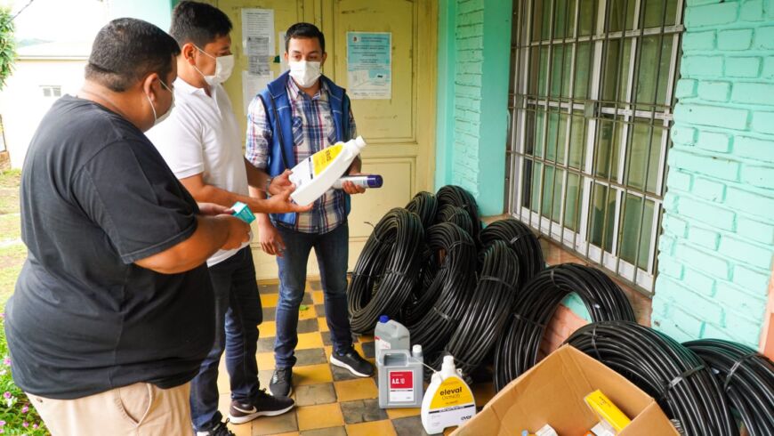 El IFAI entregó insumos y un botiquín veterinario para el sector ovino y caprino en Cerro Corá