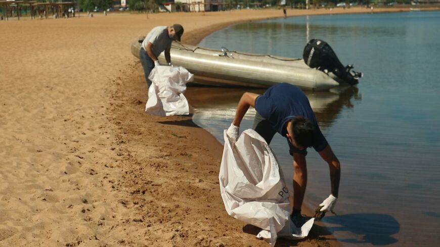 Ejecutan trabajos de mantenimiento en los balnearios de Posadas