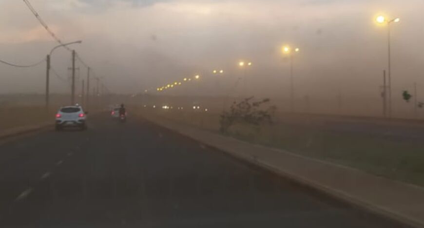 Con ráfagas de viento superiores a los 80 km/h la tormenta se acerca a Posadas