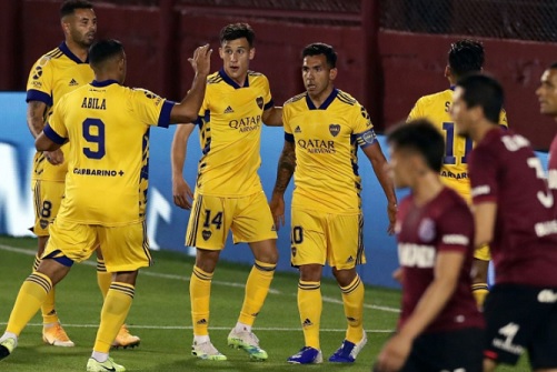 Copa de la Liga: Boca ganó 2 -1 en su visita a Lanús
