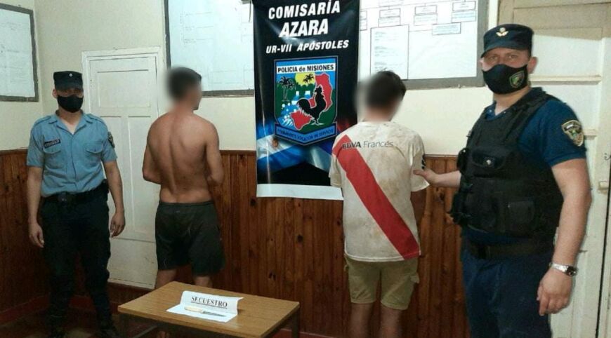 Provocaron un descomunal desorden en el balneario Municipal de Azara y fueron detenidos