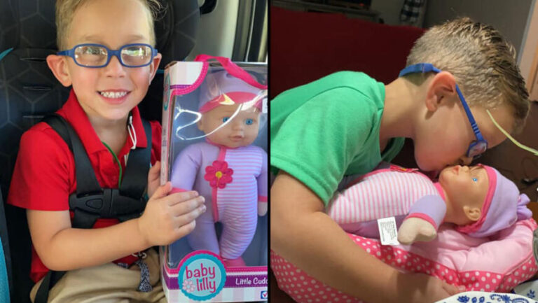 Viral: un niño pidió de regalo una muñeca para aprender a "ser un gran padre"