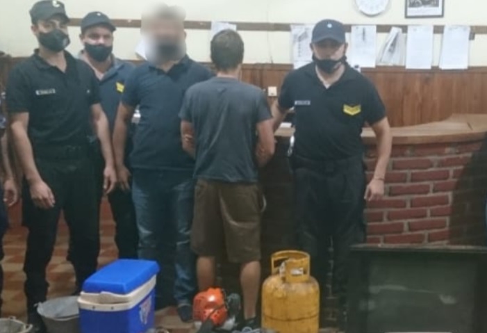 Dos detenidos por el robo de varios elementos en una chacra de Concepción de Sierras