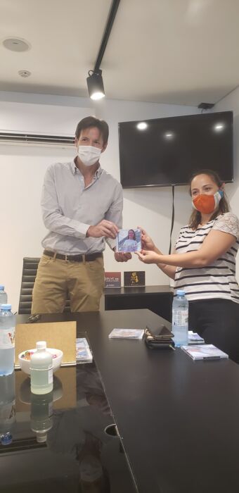 “Nuestros Talentos”: Iplyc Social entregó material discográfico a finalista 1 2 - talentos celeste seibert 25 de mayo1 - 1