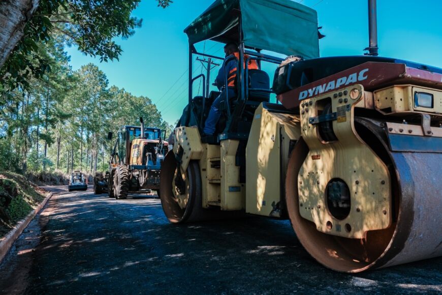 Culminaron la primera etapa de asfalto sobre empedrado en General Urquiza