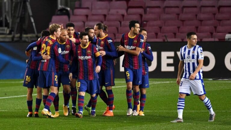 Liga de España: Barcelona superó 2-0 a Real Sociedad pero no hubo récord para Messi