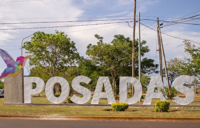 Letras corpóreas, otro de los atractivos que suman los espacios recreativos de Posadas