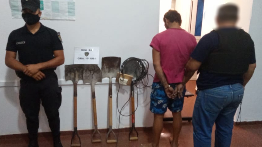 Recuperaron objetos robados y aprehendieron a jóvenes en Posadas y San Vicente