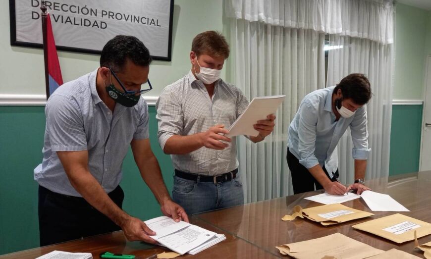 Vialidad provincial licitó la compra de maquinaria para pavimentación