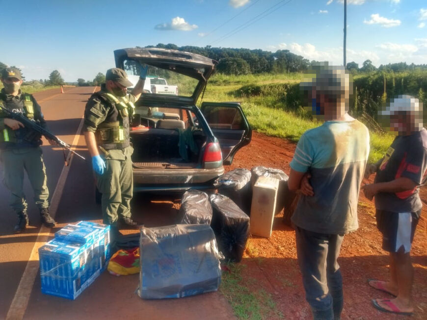 Misiones: en dos procedimientos secuestraron cargamento de cigarrillos valuado en más de $2 millones