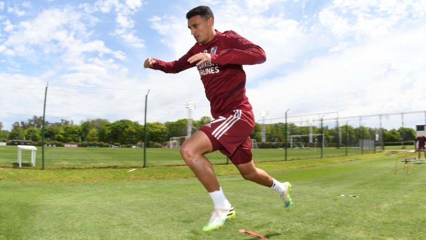 Suárez encendió las alarmas en River a pocos días de jugar frente a Nacional por la Libertadores