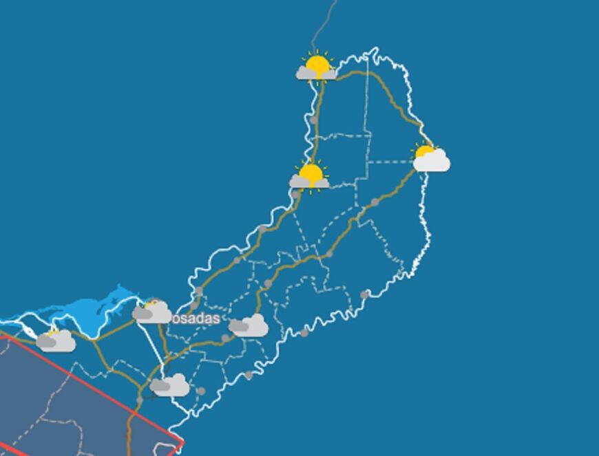 Misiones bajo alerta por intensas lluvias y tormentas