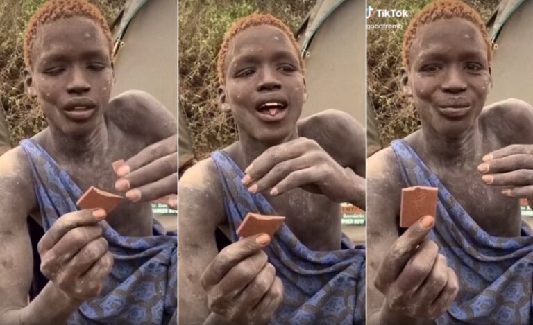 Video: la reacción de un joven africano al probar chocolate por primera vez