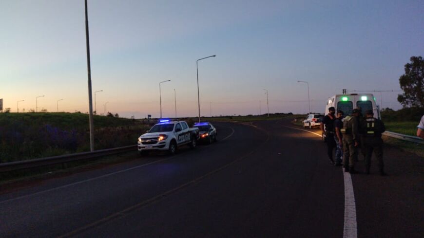 Posadas: motociclista perdió la vida tras despistar sobre ruta nacional 12